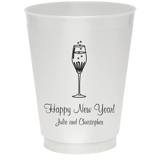 Bubbly Champagne Colored Shatterproof Cups